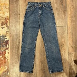 Youth George Straight Wranglers Slim Fit Size 16 Slim Straight Leg Medium Wash